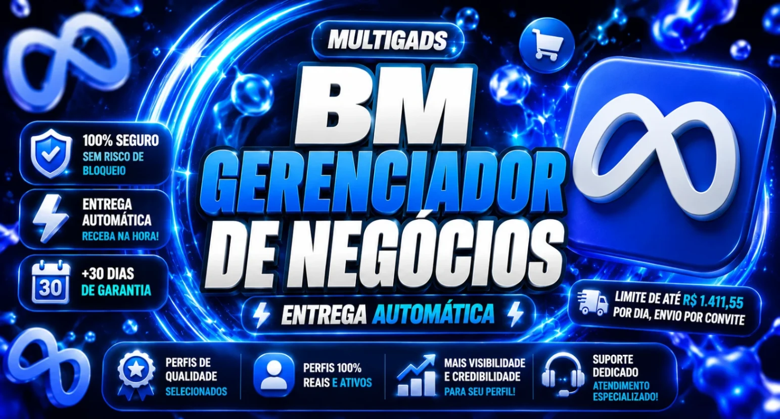 FACEBOOK ADS - BM GERENTE DE NEGÓCIOS ANTIGA - ENTREGA AUTOMATICA!